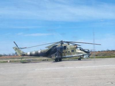 На Кумысной поляне разбился вертолет