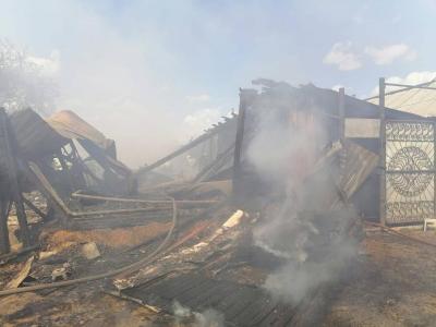 Сегодня в Саратовской области сгорели два частных дома