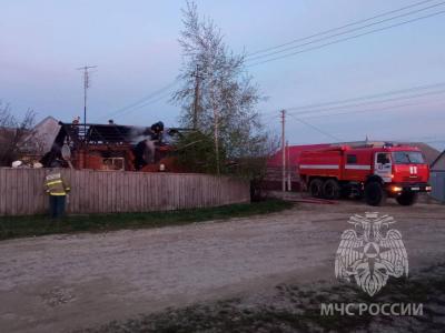 В Красноармейске сгорел частный дом