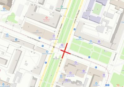В центре Саратова из-за работ 