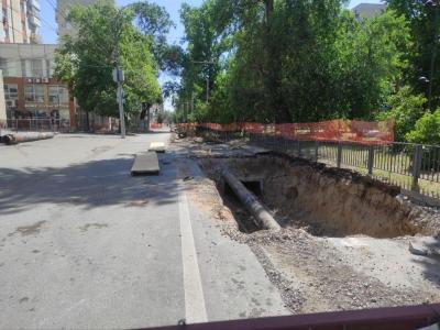 В Саратове на 6-м квартале из-за работ 