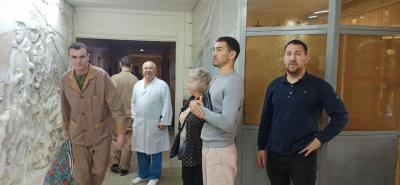 При содействии Артема Чеботарева в 428-м военном госпитале были установлены тренажеры и отремонтирован спортзал