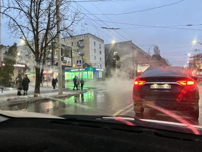 Улицу Чапаева залил кипяток