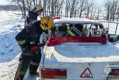 На учениях в Саратовской области 