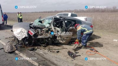 В столкновении машин в Гагаринском районе погиб человек