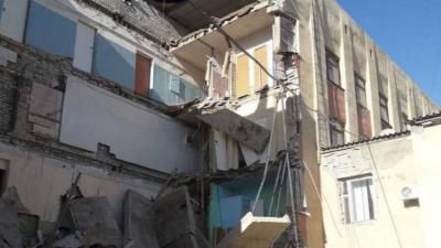 В Саратовской области частично обрушилось здание местной администрации