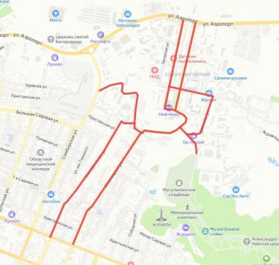 В Саратове перекрывают улицы на 9 Мая