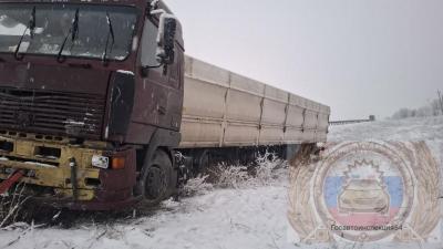 На трассе в Саратовской области столкнулись грузовая 