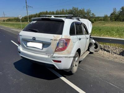 В Саратове перевернулся автомобиль