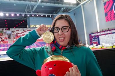 Саратовская спортсменка Мира Ларионова завоевала четыре медали чемпионата мира по паралимпийскому плаванию 