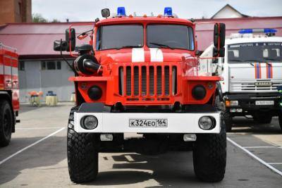 В Энгельсском и Красноармейском районах произошли крупные пожары
