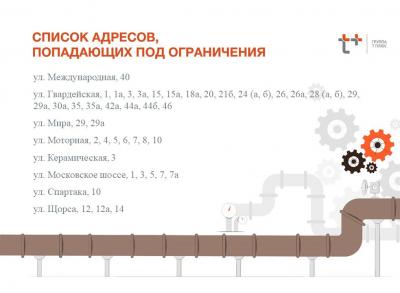 В части Ленинского района Саратова 13 ноября отключат горячую воду