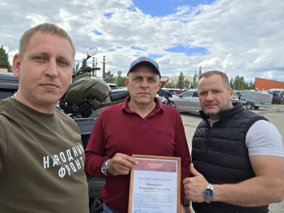 Саратовский общественник Петр Баранников передаст на СВО мотоцикл