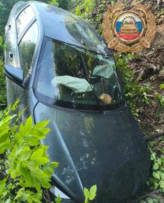 В Аркадакском районе Lada съехала в кювет