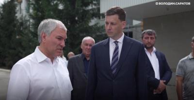 Вячеслав Володин сделал предупреждение главе Петровского района за срыв сроков ремонта школы