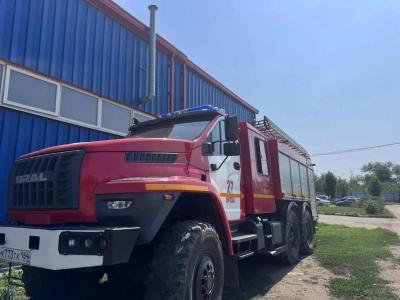 Пожар на полигоне в Энгельсе.  Площадь тушения уменьшилась на 50%