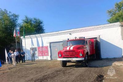 В Федоровском районе открыли новый пожарный пост
