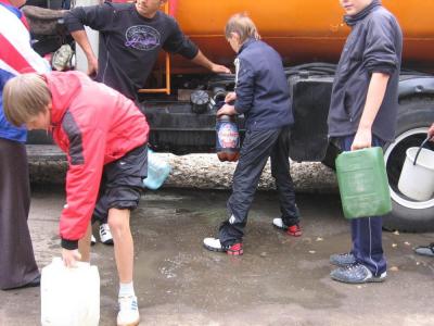 В Ленинском районе организован подвоз воды