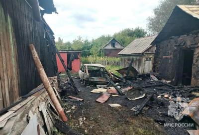 В Аркадаке на пожаре 23-летний местный житель получил ожоги 