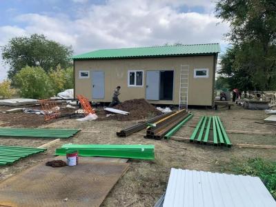 В новом ФАПе в Пылковке началась внутренняя отделка помещений