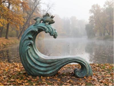 В Горпарке Саратова установят золотую рыбку и книгу сказок