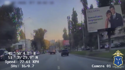 Езда в пьяном виде на тонированной 