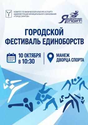 В Саратове пройдет фестиваль единоборств
