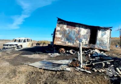 В Саратове в сгоревшем вагончике нашли труп мужчины