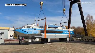 В Нижнем Новгороде спустили на воду пятый 