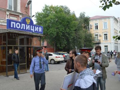 Задержан участник пикета в поддержку анархиста Олега Петрова (ФОТО)