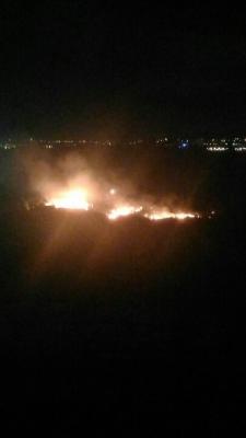 Крупный пожар произошел на территории бывшего Ленинского депо