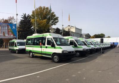 В Саратовскую область поступили 30 автобусов малой вместимости из Москвы