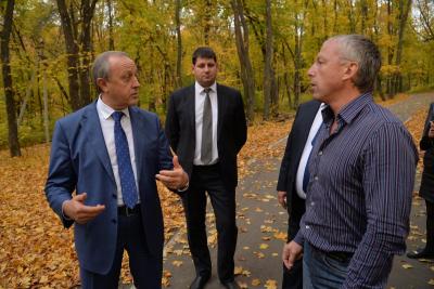 Валерий Радаев похвалил конфигурацию лыжной трассы на 5-й Дачной