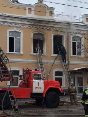 В доме на Московской выгорела квартира на втором этаже В доме на Московской выгорела квартира на втором этаже