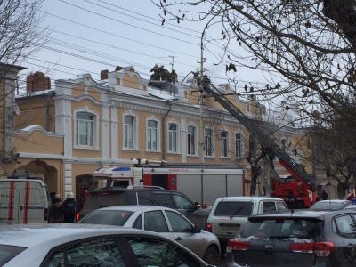 В доме на Московской выгорела квартира на втором этаже В доме на Московской выгорела квартира на втором этаже