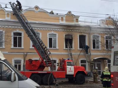 В доме на Московской выгорела квартира на втором этаже В доме на Московской выгорела квартира на втором этаже