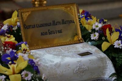 В Саратов прибыл ковчег с частицей мощей блаженной Матроны Московской