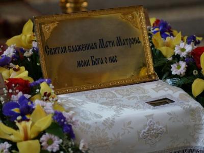 В Саратов прибыл ковчег с частицей мощей блаженной Матроны Московской
