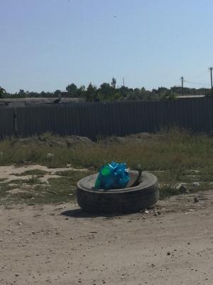 Жители Энгельсского района начали делать из мешков с мусором гирлянды