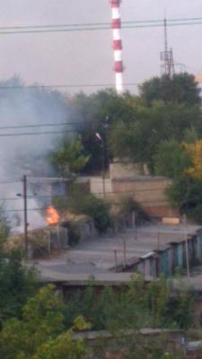 В соцсети появились фотографии ложного пожара