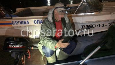 Под мостом Саратов-Энгельс обнаружен рыбак в невменяемом состоянии