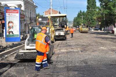 Ремонт ул. Московской продлится до конца июля