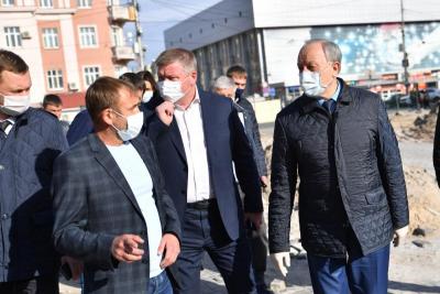 Реконструкция площади Кирова идет по графику