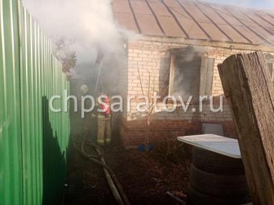 В результате пожара в Кировском районе погиб человек В результате пожара в Кировском районе погиб человек