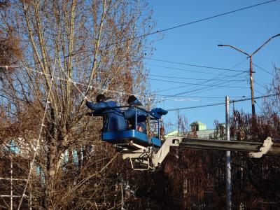 На Театральной площади монтируют 