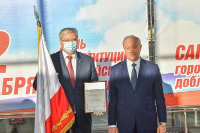  Приволжская железная дорога получила штандарт губернатора Саратовской области 