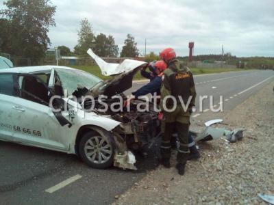 В ДТП в Аткарском районе пострадали два человека
